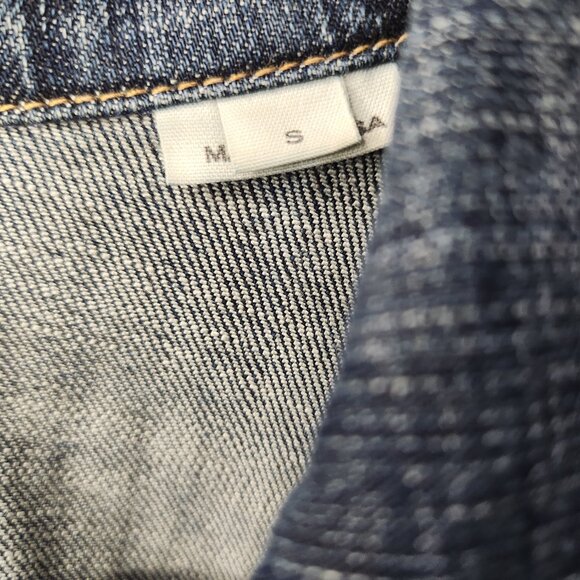 Y2K Vintage 1969 Pleated Genuine Jean Jacket Size Small (Made in the US) - Picture 9 of 13